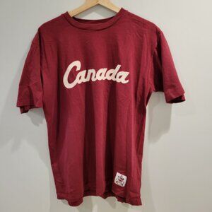 Vintage Canada Roots Salt Lake City 2002 Olympics T-Shirt